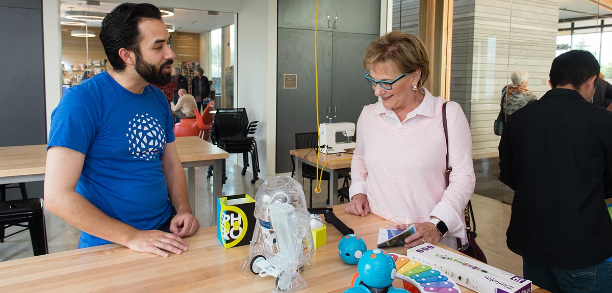 San Mateo County Libraries Makermobile is a mobile Makerspace