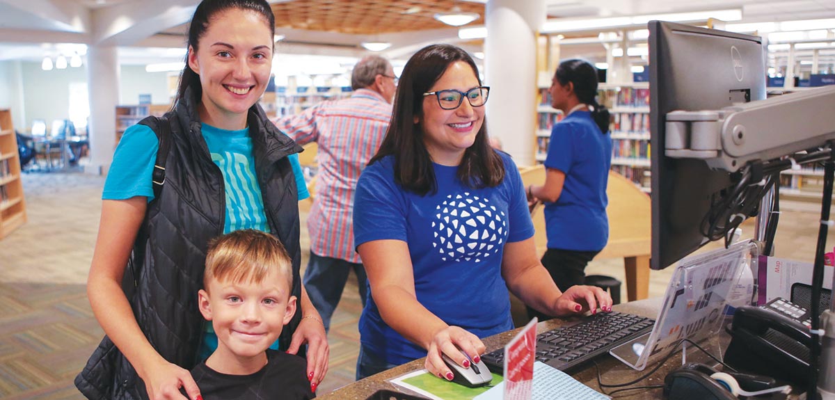 volunteer in your local library